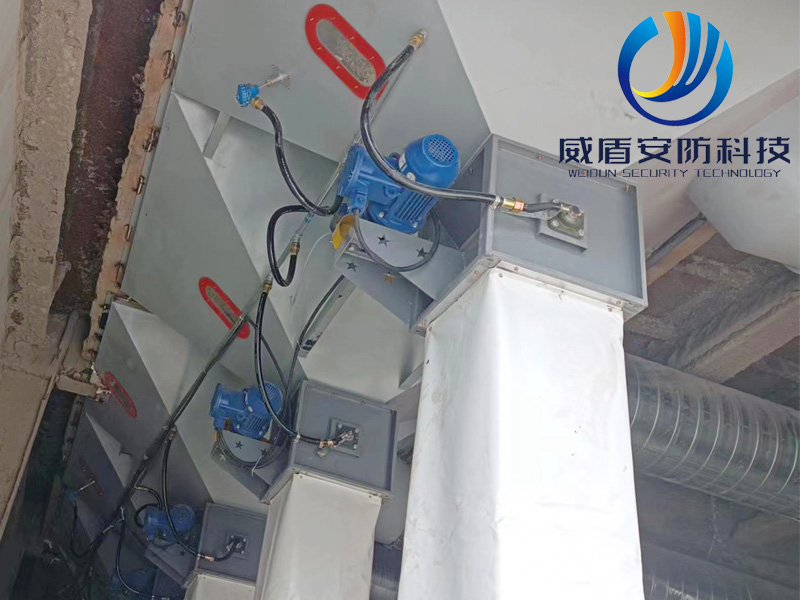 大型粮食行业安装除尘器监控系统